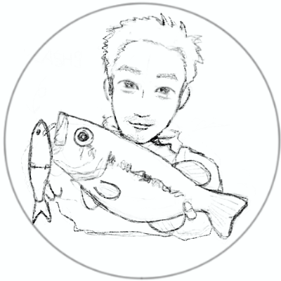 バス釣りとゴルフバージョンのsnsアイコンを制作しました Makis Design Works